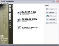 Genie Outlook Backup screenshot